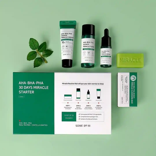 Problemli dəri üçün turşu dəsti SOME BY MI AHA BHA PHA 30 DAYS MIRACLE STARTER KIT