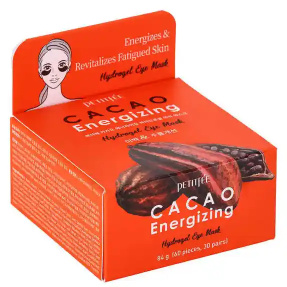 Kakaolu tonikleyici hidrojel yamalar Petitfee Cacao Energizing Hydrogel Eye Mask 60 ədəd