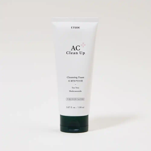 Sızanaqlara qarşı üz yuma üçün köpüyü ETUDE AC Clean Up Daily Cleansing Foam 150ml