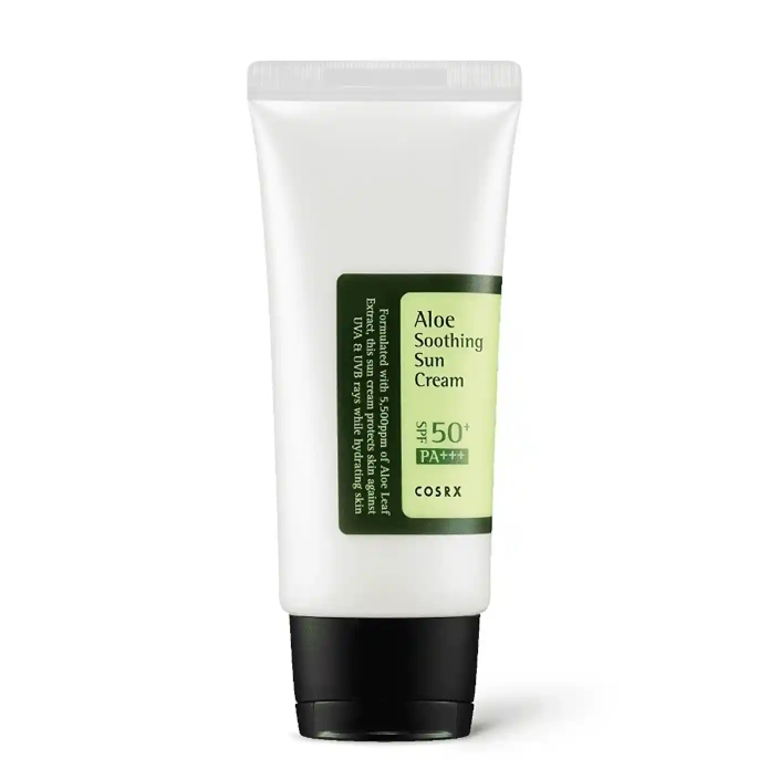 Aloe vera suyu ilə günəş kremi COSRX Aloe Soothing Sun Cream spf50 PA+++ 50ml