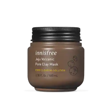 Problemli, qarışıq və yağlı dəri üçün gil maska innisfree Jeju Volcanic Pore Clay Mask 100 ml