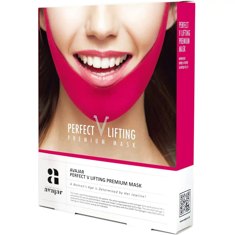 Üz üçün liftinq maska Avajar Perfect V Lifting Premium Mask