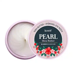 Şi yağı və mirvari ilə hidrojel göz yamaları KOELF Pearl Shea Butter Hydrogel Eye Patch