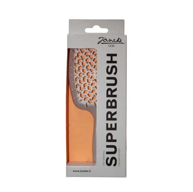 Janeke Superbrush 1830 the Original Italian Paten boz ağ saç darağı