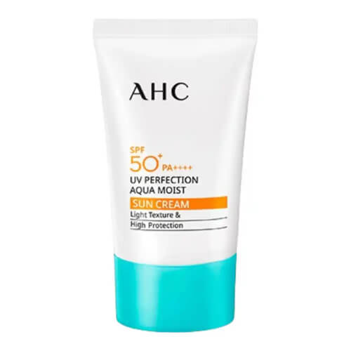 Yüngül, nəmləndirici günəş kremi AHC UV Perfection Aqua Moist Sun Cream SPF50+ PA++++ 50 ml