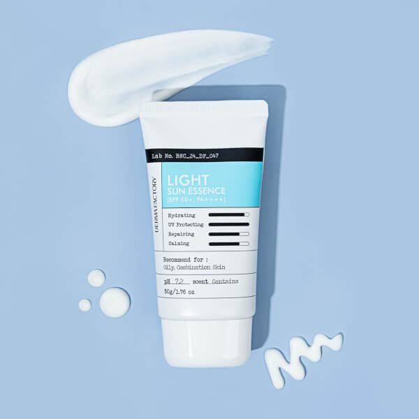 Həssas Dəri üçün Yüngül Günəşdən Qoruyucu Esensiya Derma Factory Light Sun Essence SPF50+ 50 ml