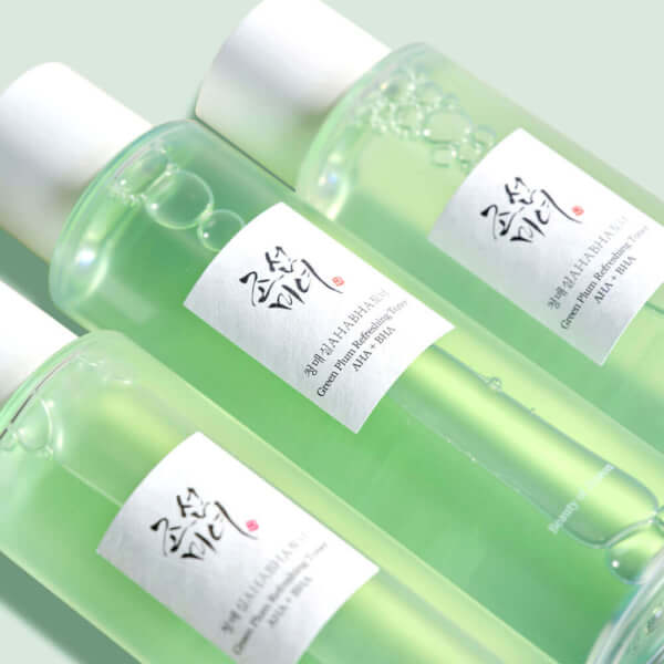 Yaşıl gavalı tərkibli, turşulu təravətləndirici tonik Beauty of Joseon Green Plum Refreshing Toner: AHA+BHA 150 ml