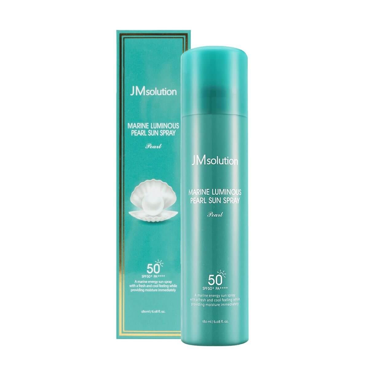 Mirvarili günəşdən qoruyucu sprey JMSOLUTION Marine Luminous Pearl Sun Spray spf50+ 180 ml